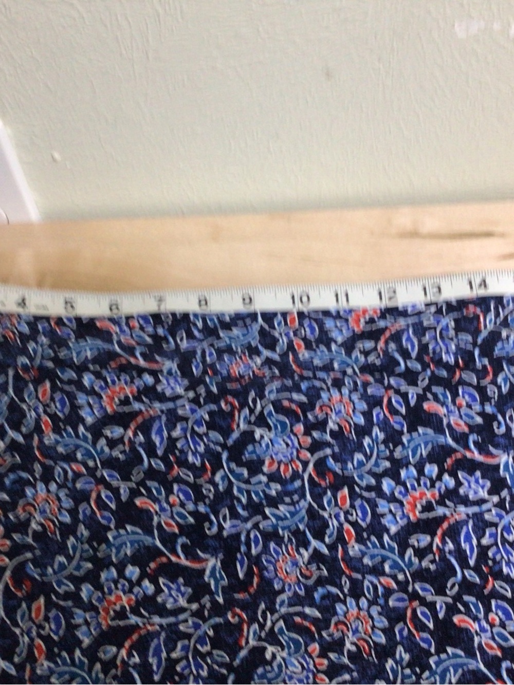 Coral Bay Navy Floral Skort with Blue and Red Accents - Picture 6 of 7